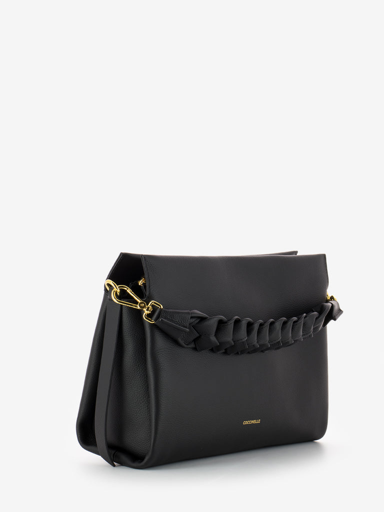 Coccinelle Borsa cartella in pelle Boheme Nero