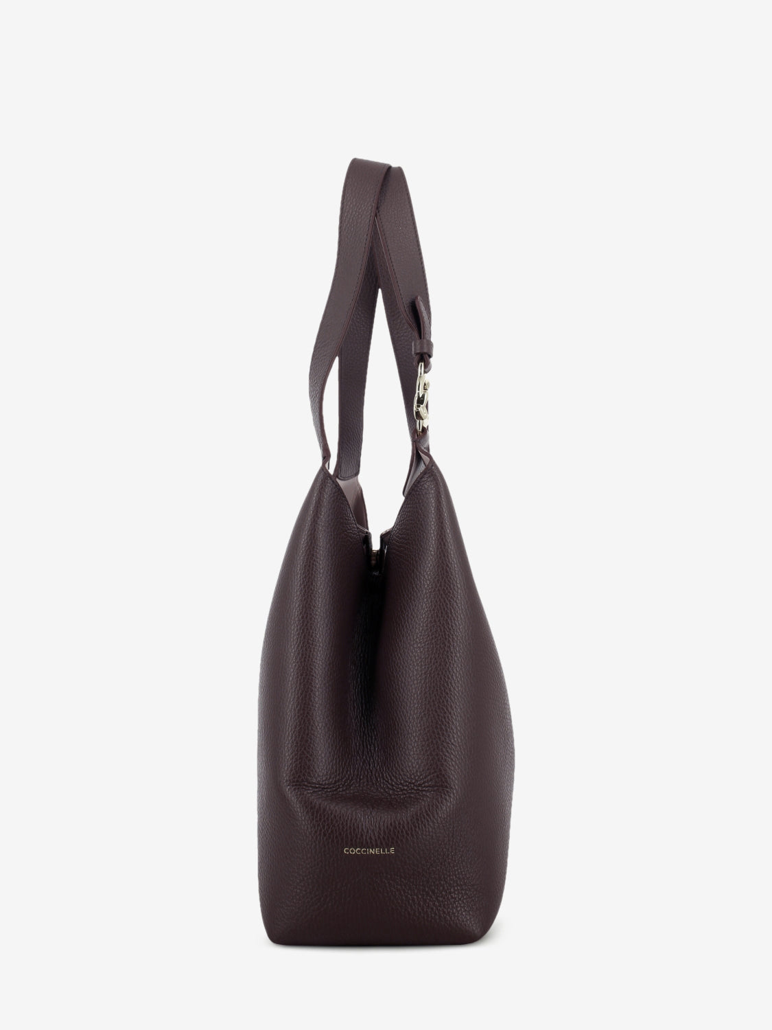 Handbag C-Easy large leather berry