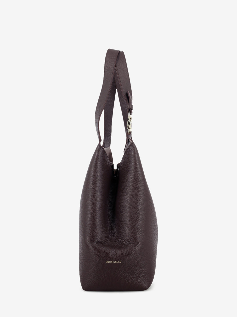 Handbag C-Easy large leather berry