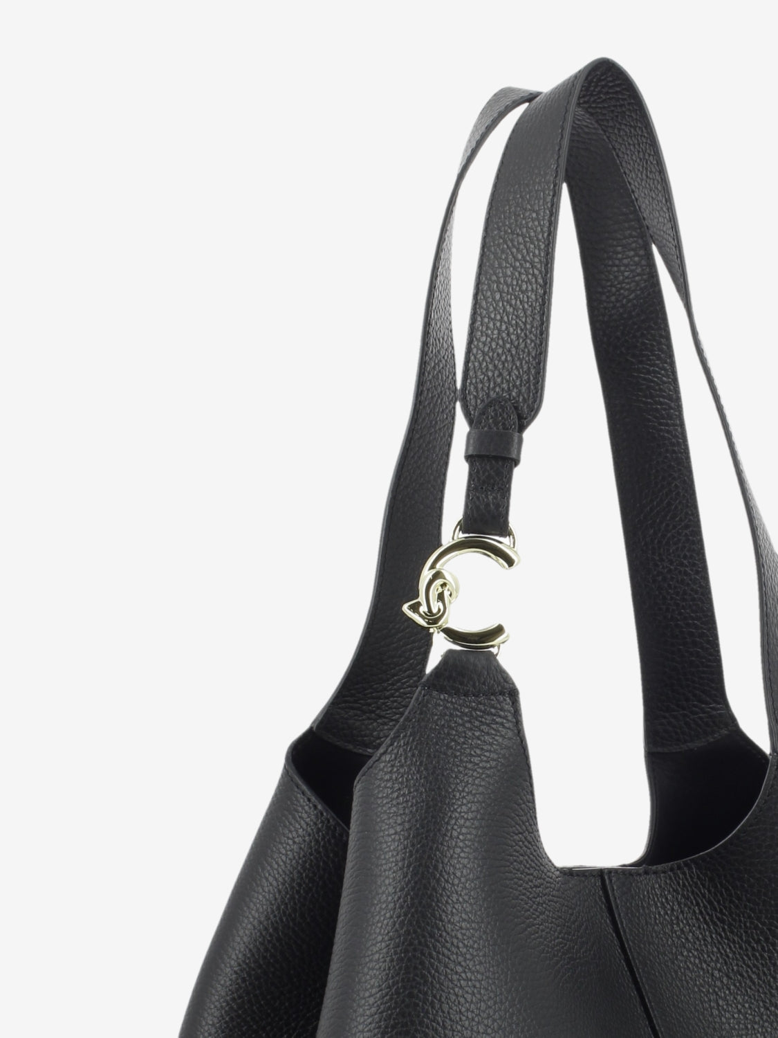 Handbag C-Easy large leather noir