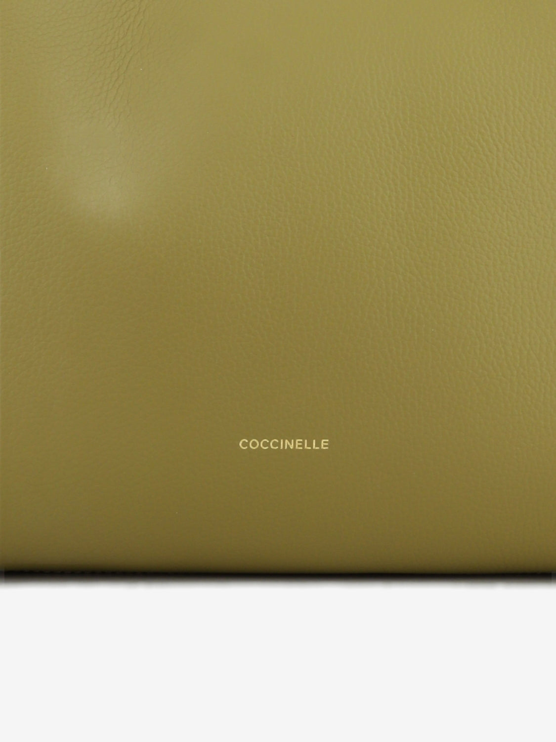 Handbag double grainy leather seagrass / sandshell