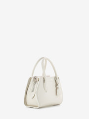 COCCINELLE - Handbag grained leather bianco