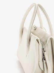 COCCINELLE - Handbag grained leather bianco