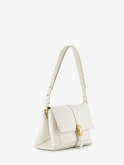 COCCINELLE - Handbag grained leather blanco