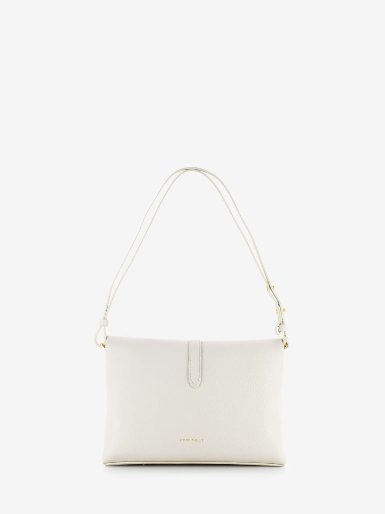 COCCINELLE - Handbag grained leather blanco