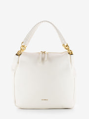 COCCINELLE - Handbag grained leather coconut milk