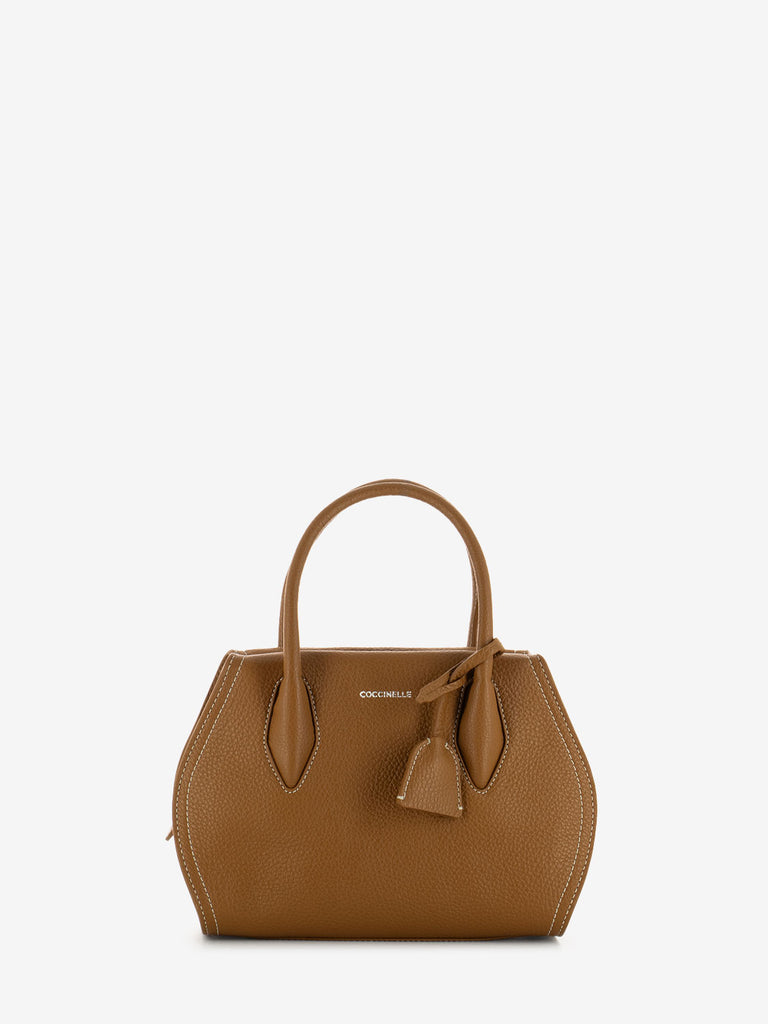 COCCINELLE - Handbag grained leather cuir