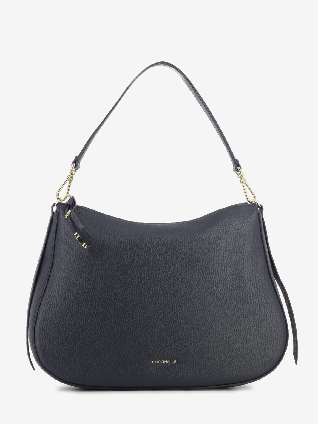 Handbag grained leather midnight blue