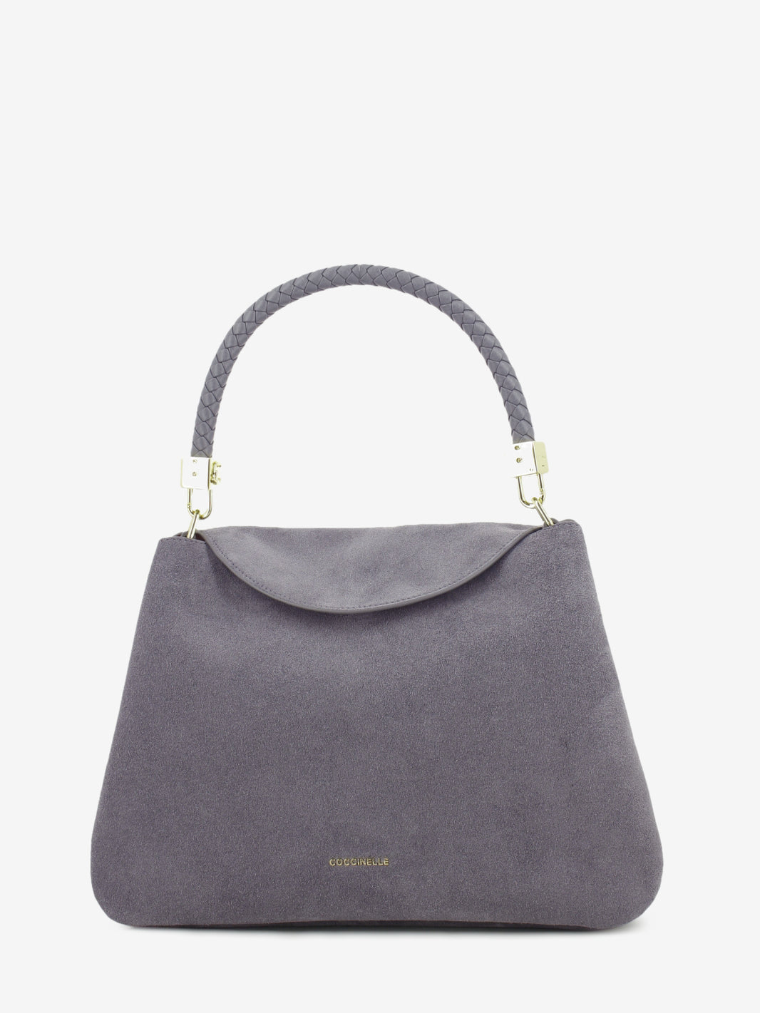 Tiggy medium stone suede handbag