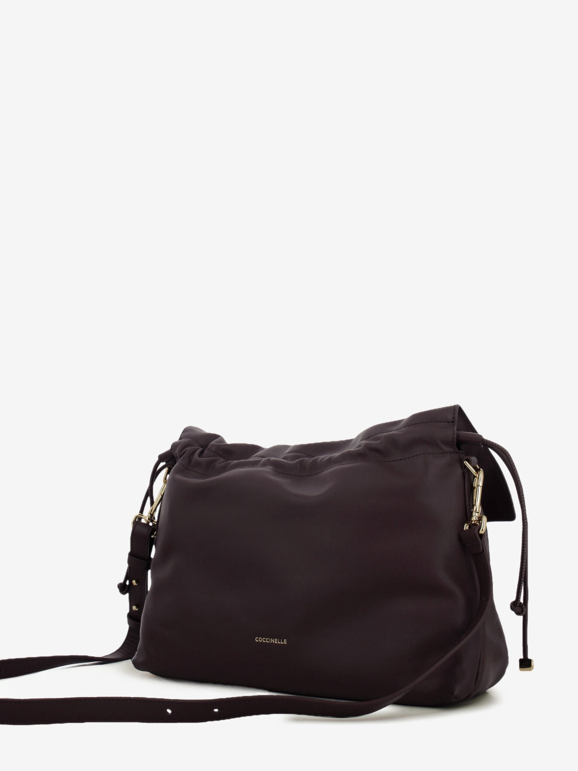 Handbag leather Lidia small berry
