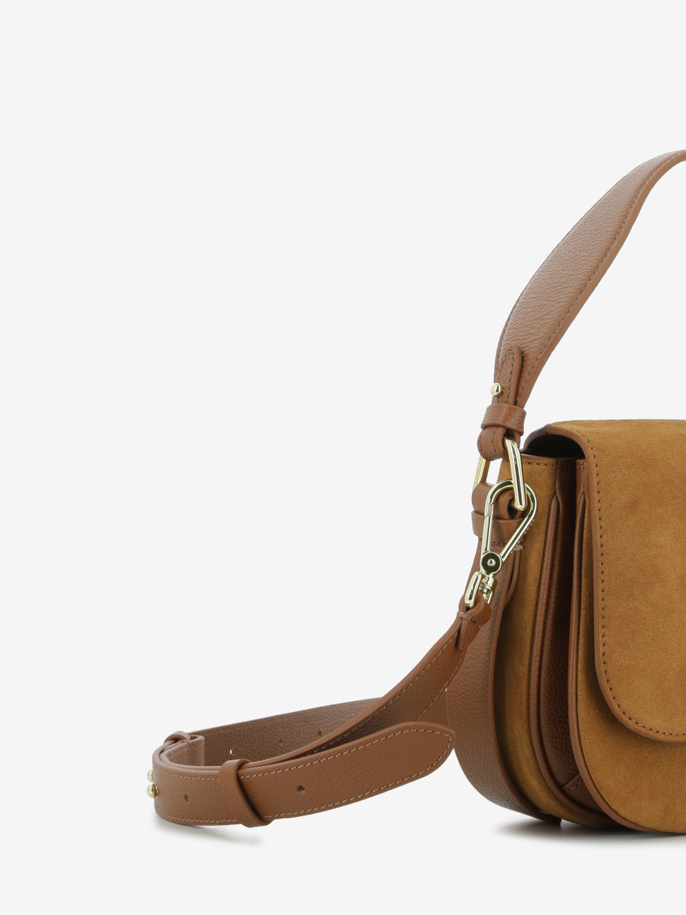 Handbag Mavery small cognac