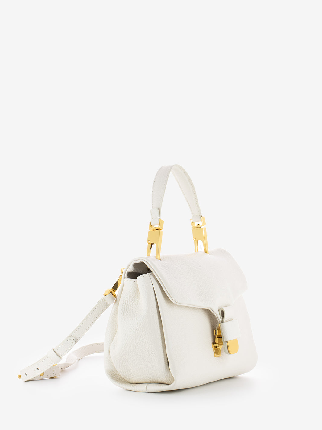 Handbag Neofirenze soft mini coconut milk
