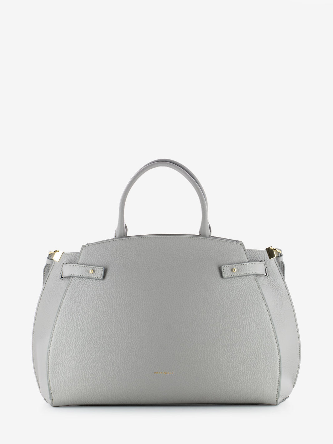 Handbag pelle grained light frey