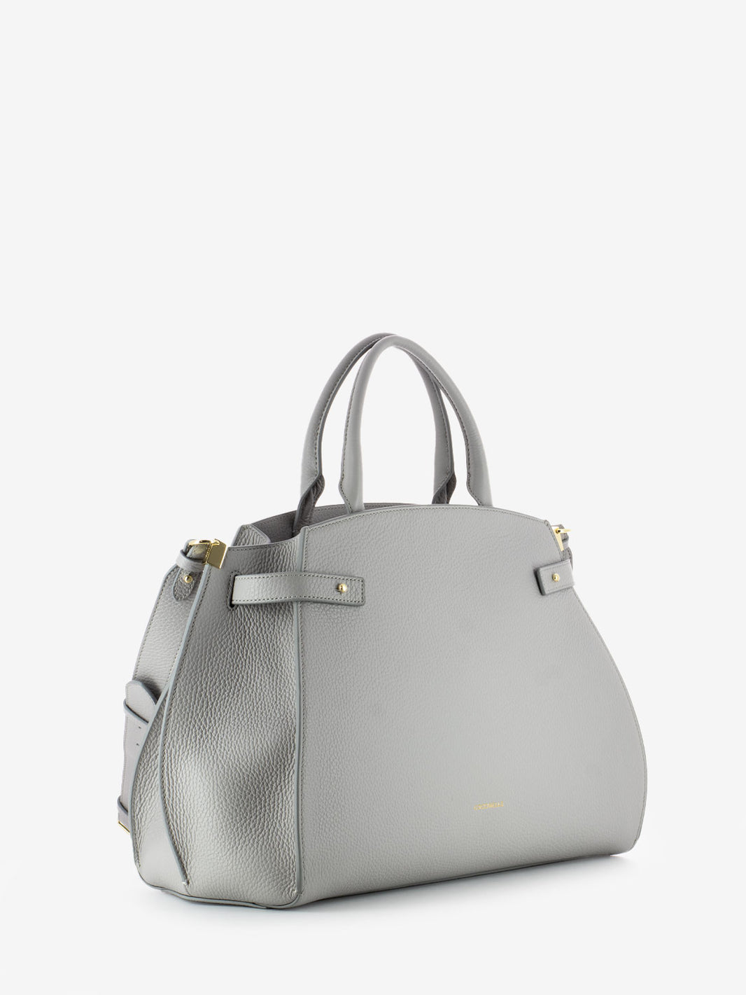 Handbag pelle grained light frey