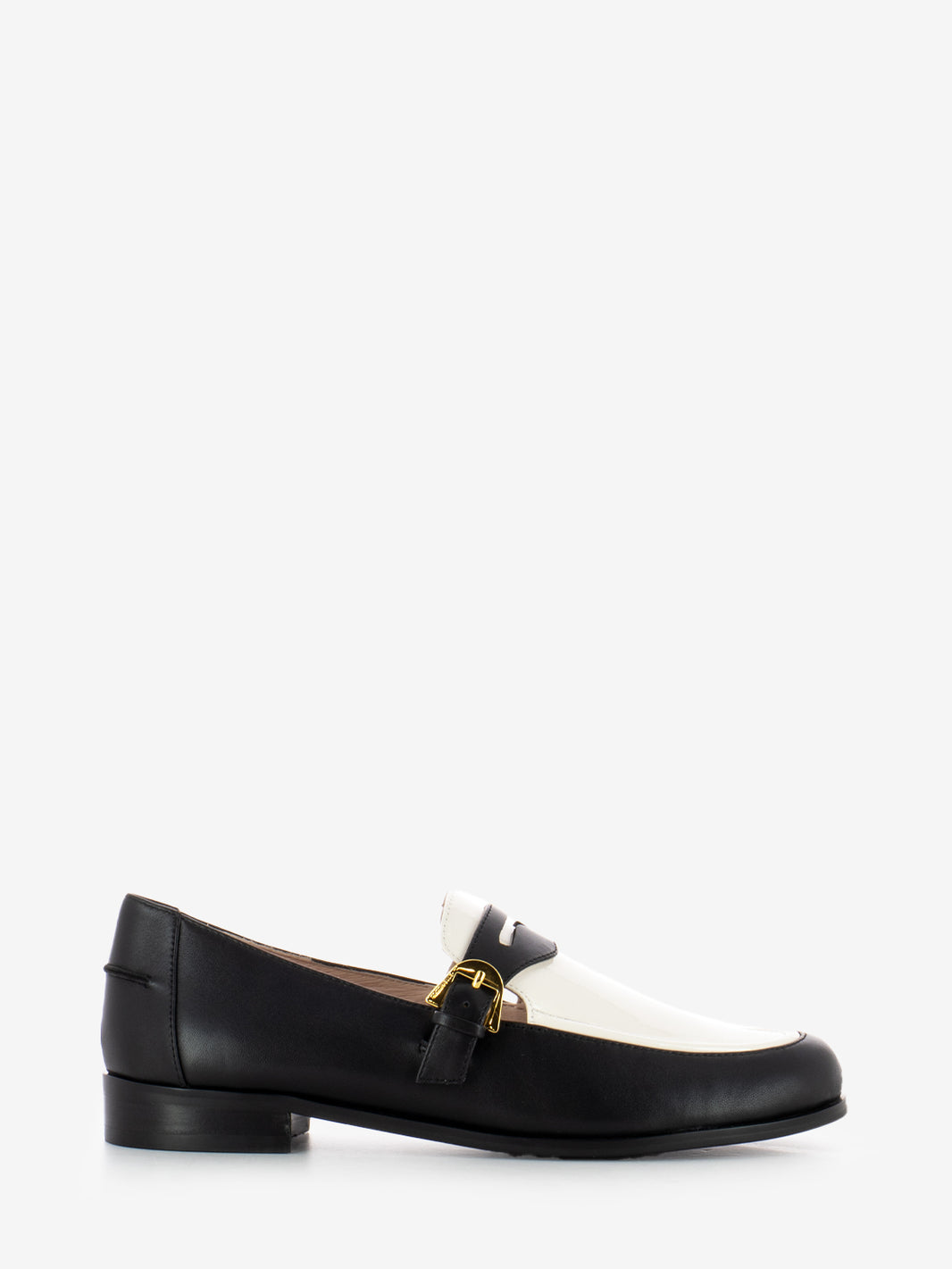 Loafer Smooth patent leather noir / blanco