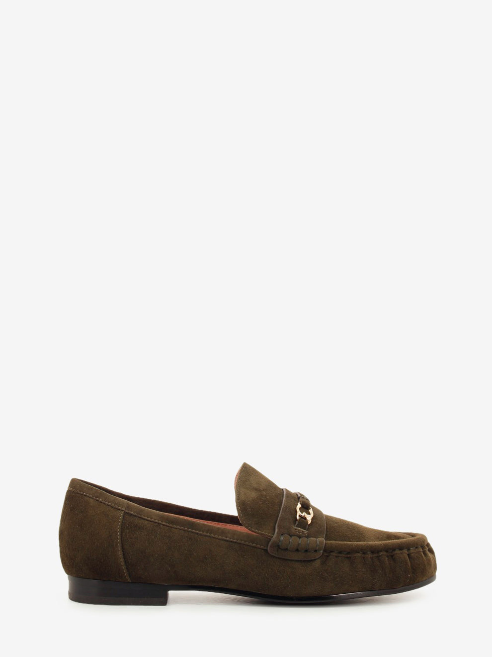 Loafer suede leather fango