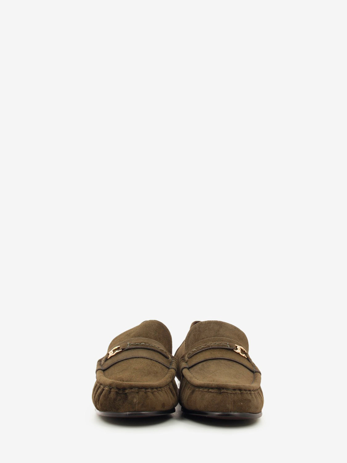 Loafer suede leather fango