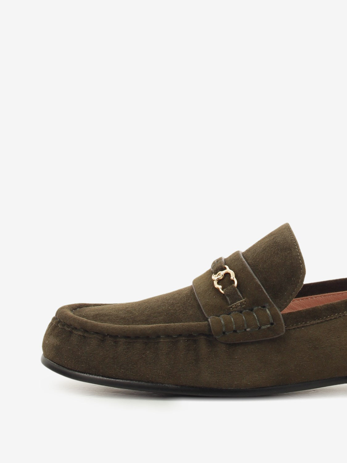 Loafer suede leather fango
