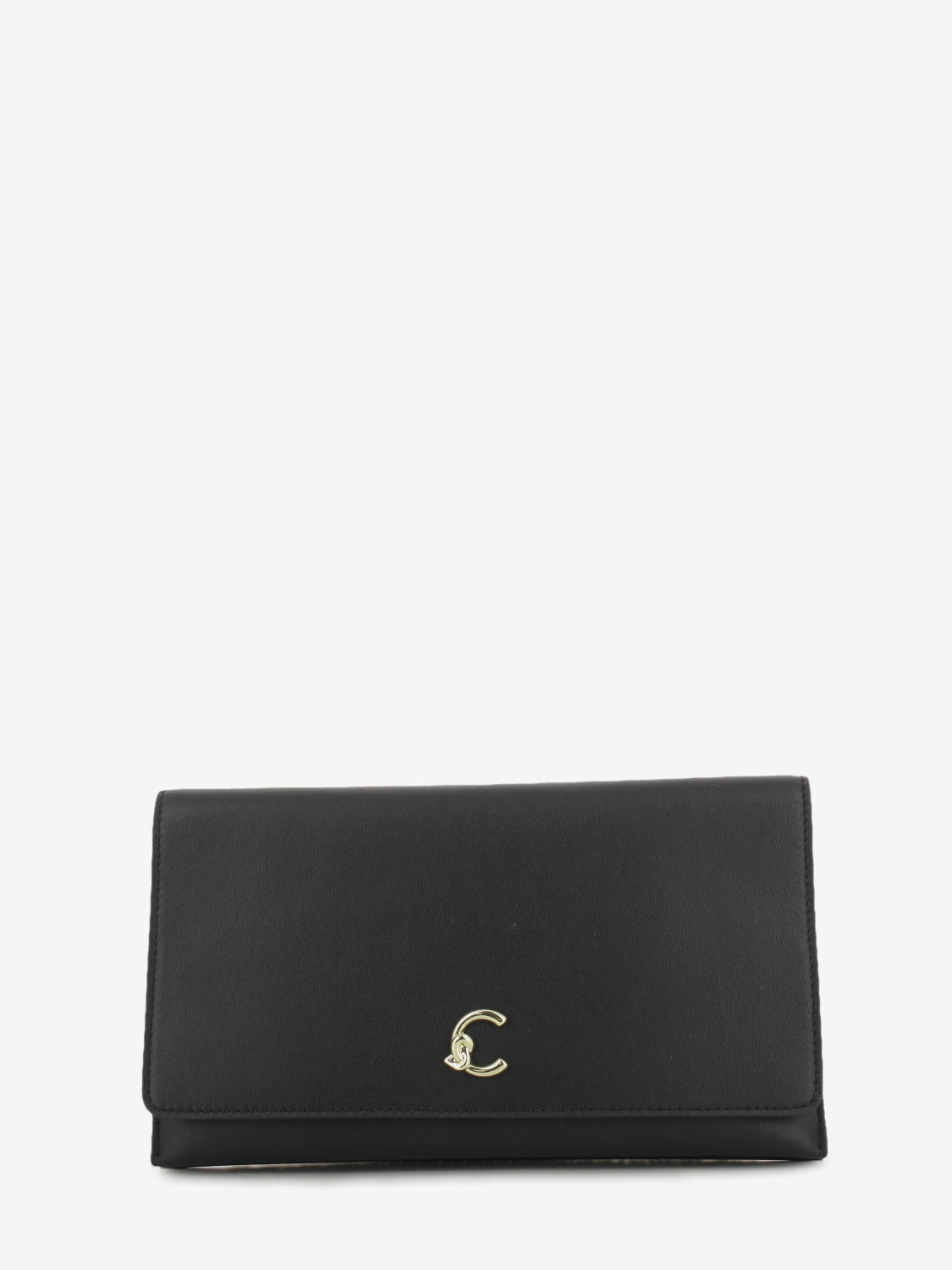 Mini bag smooth leather noir