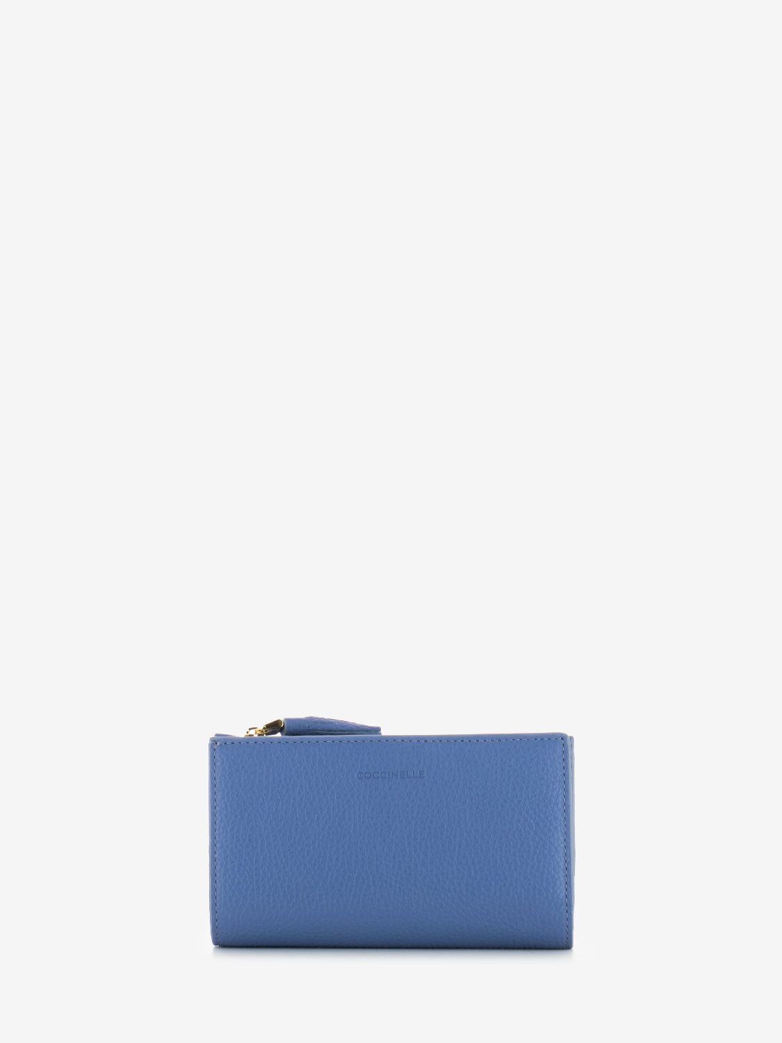Blue Hammered Leather Book Wallet