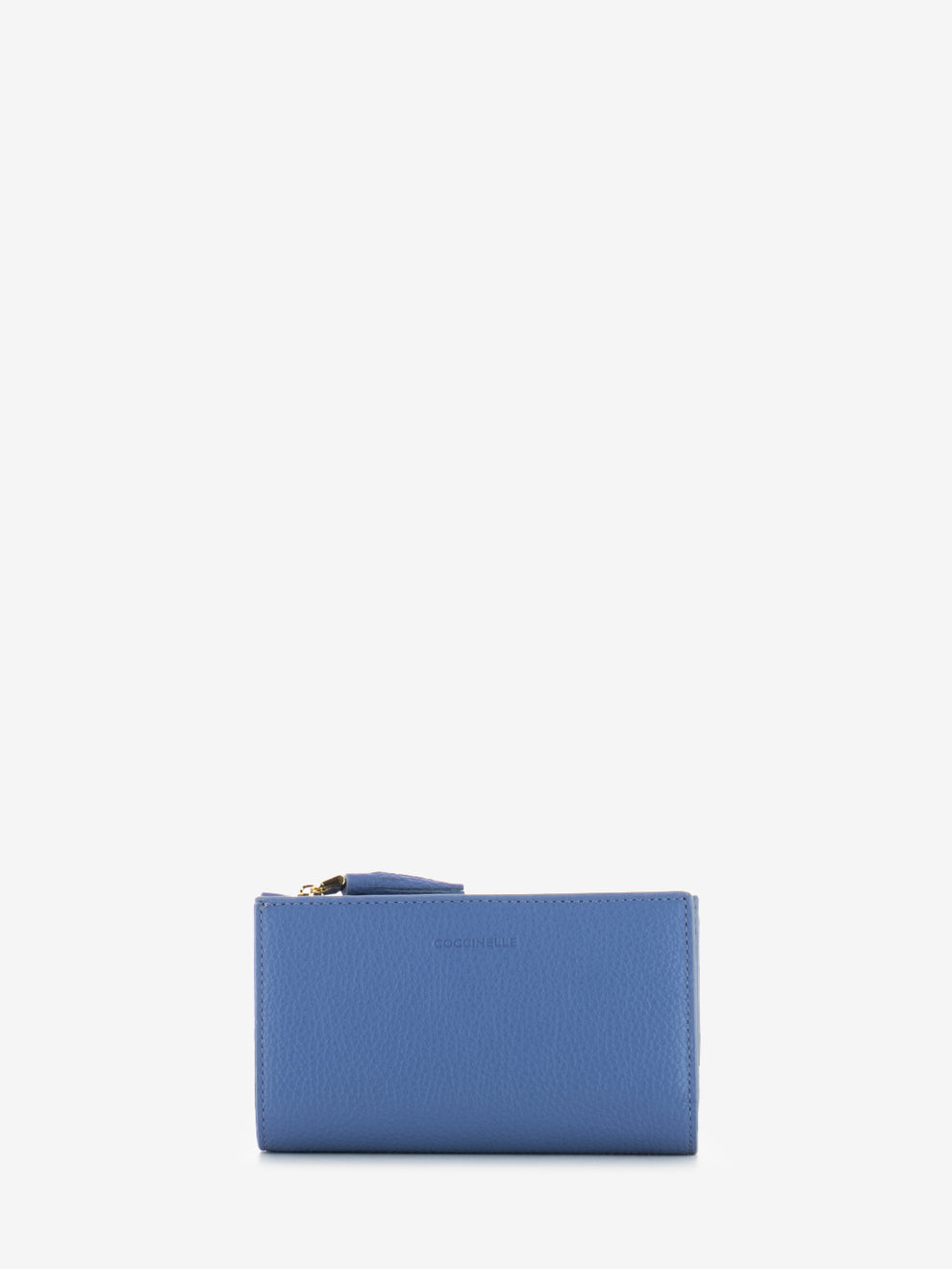 Blue Hammered Leather Book Wallet