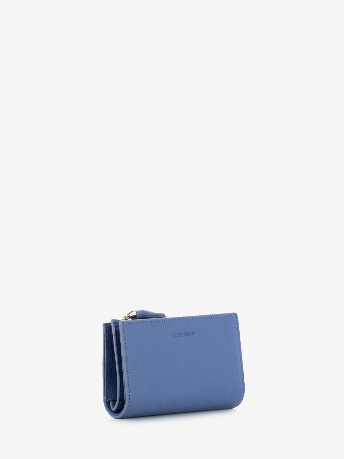 Blue Hammered Leather Book Wallet