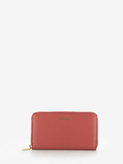 COCCINELLE - Portafoglio grained leather cranberry