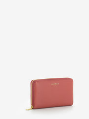 COCCINELLE - Portafoglio grained leather cranberry