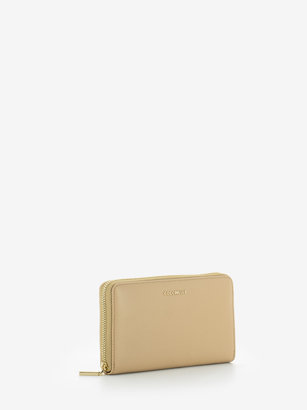 Portafoglio grained leather toasted