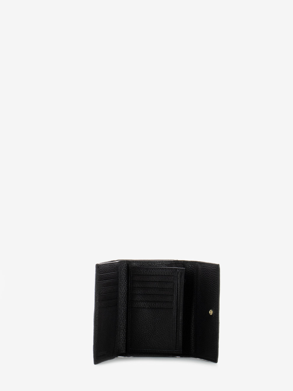 Portafoglio medio metallic soft nero