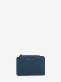 Metallic deep blue wallet