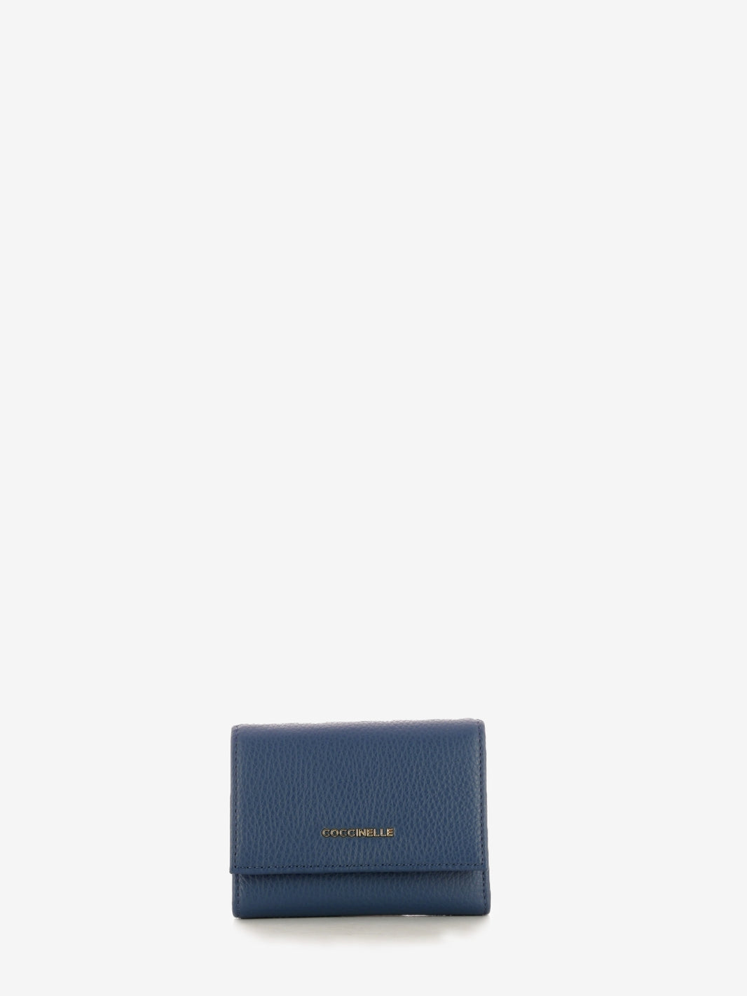 Portafoglio metallic small deep blue