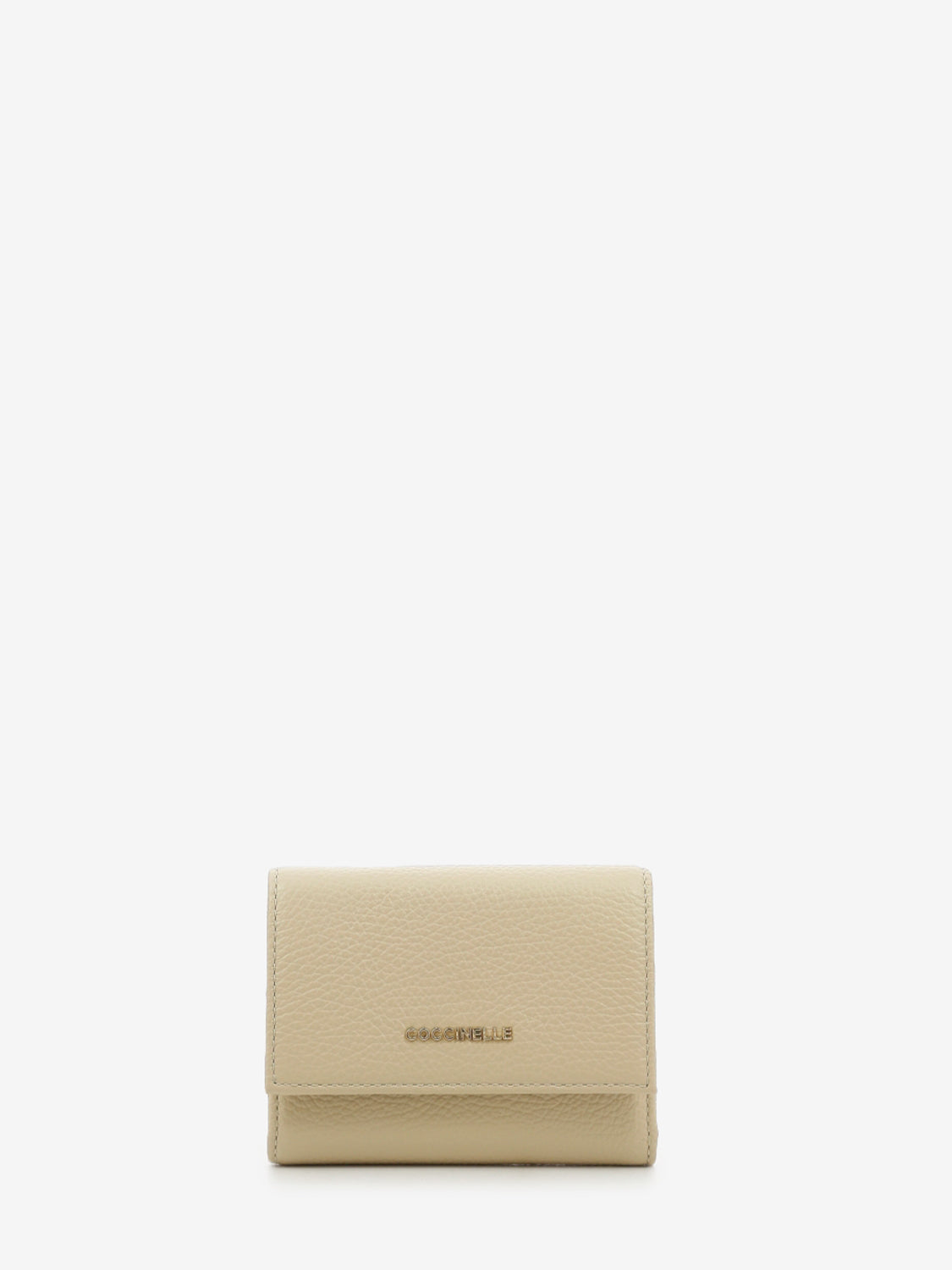 Portafoglio metallic small sandshell