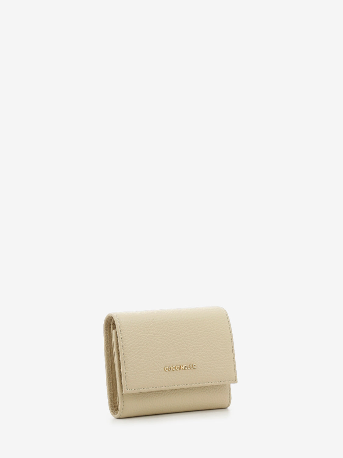 Portafoglio metallic small sandshell