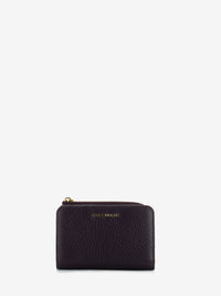 Portafoglio Metallic soft prugna