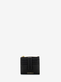 Small black leather wallet