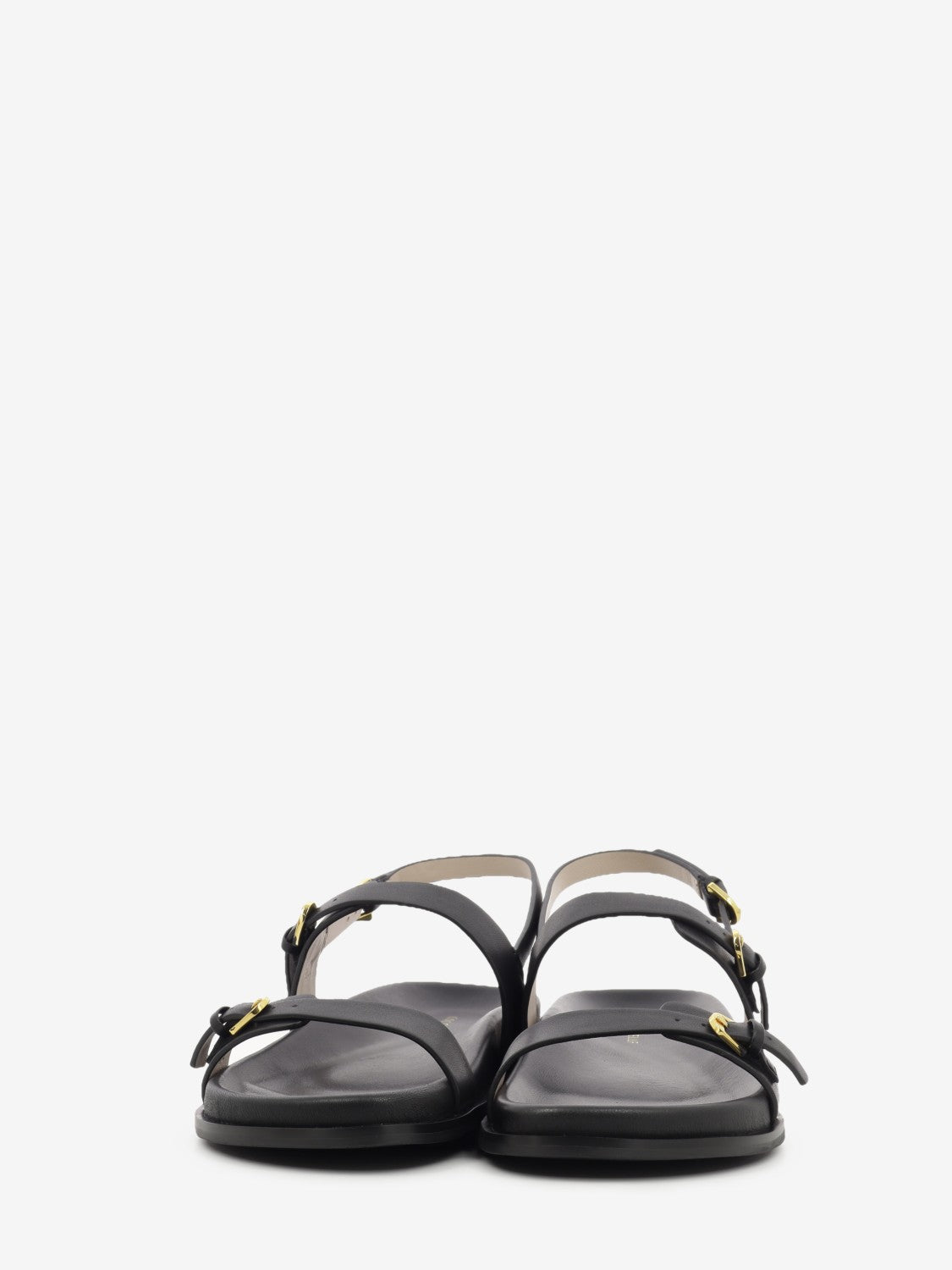 Sandali cow lather noir