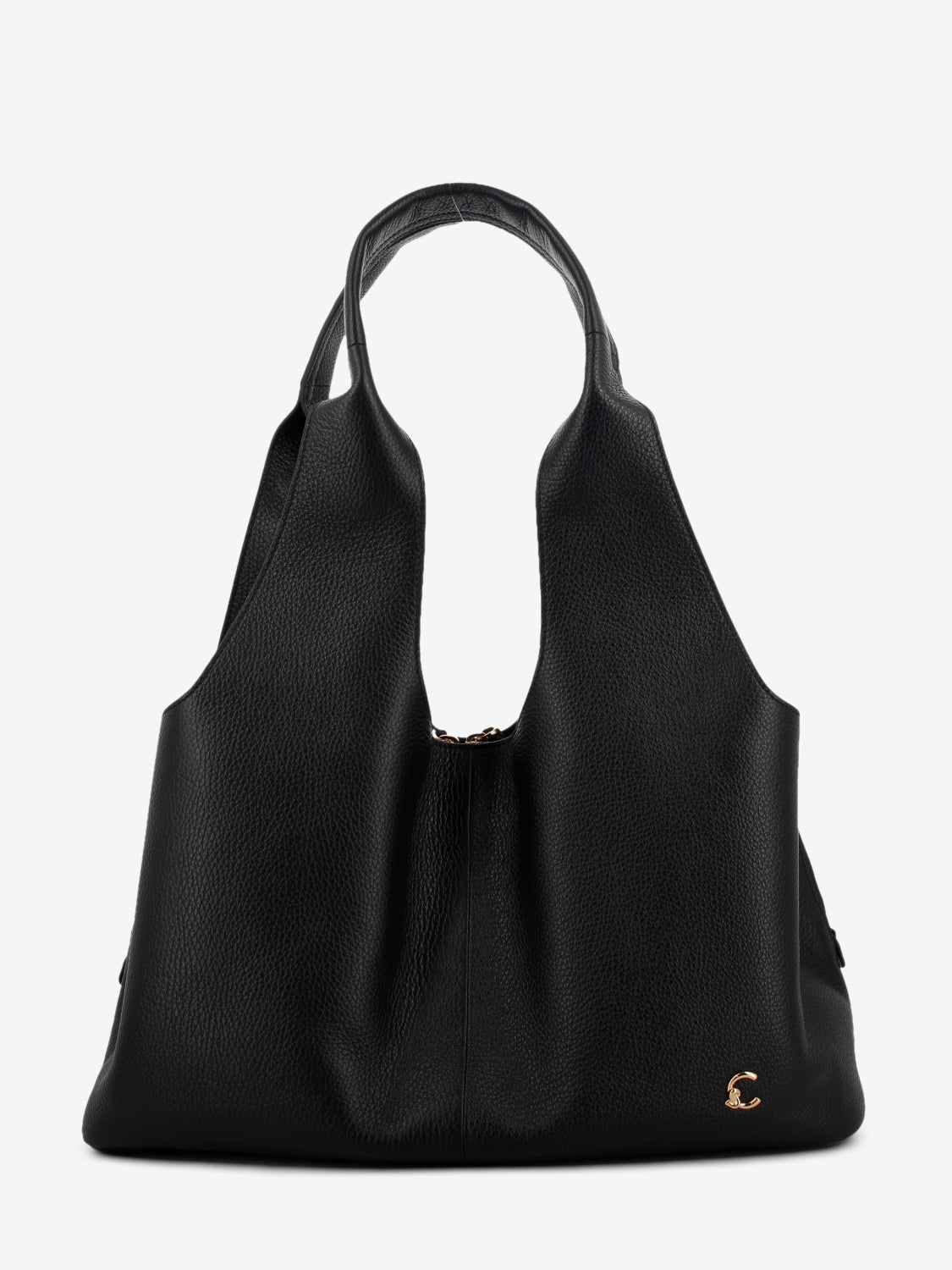 HANDBAG GRAINED LEATHER BLACK E1VOF110101_001