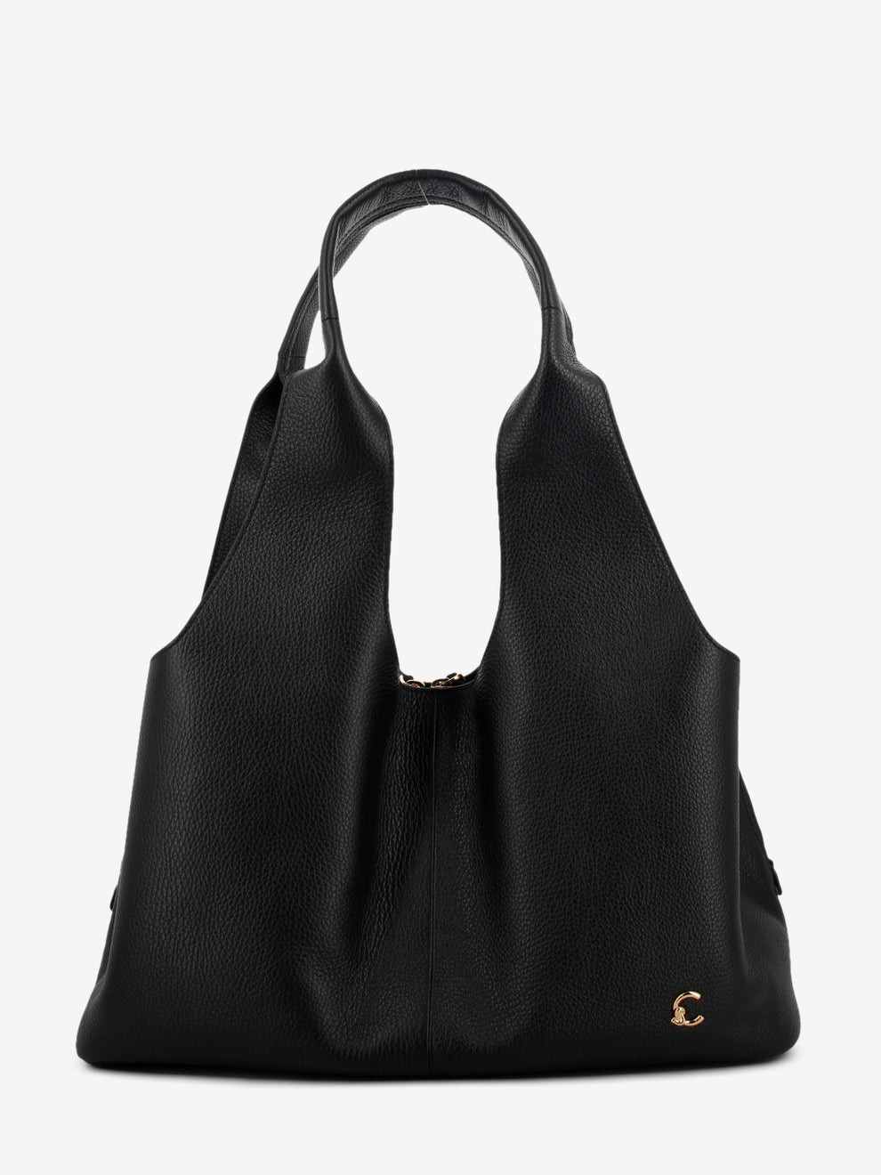 HANDBAG GRAINED LEATHER BLACK E1VOF110101_001