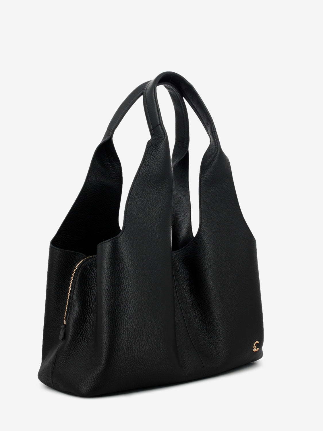 HANDBAG GRAINED LEATHER BLACK E1VOF110101_001