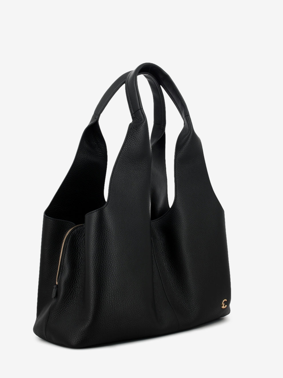 HANDBAG GRAINED LEATHER BLACK E1VOF110101_001