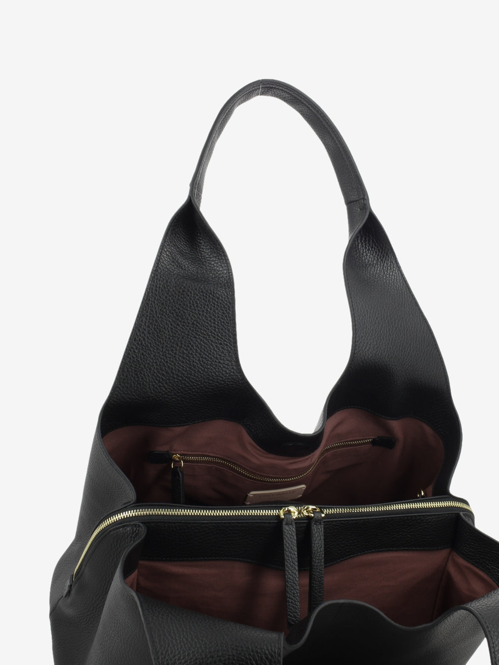 HANDBAG GRAINED LEATHER BLACK E1VOF110101_001