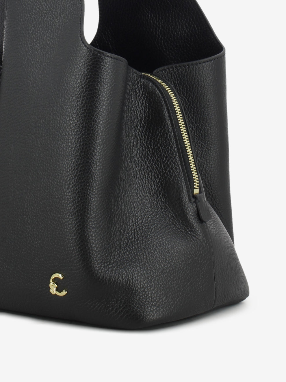 HANDBAG GRAINED LEATHER BLACK E1VOF110101_001