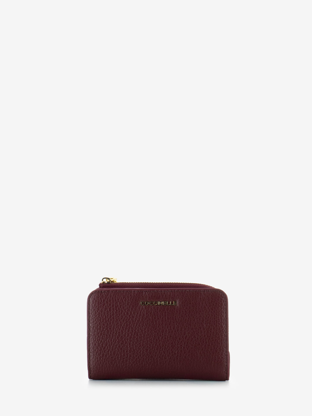 Wallet grained leather ribes