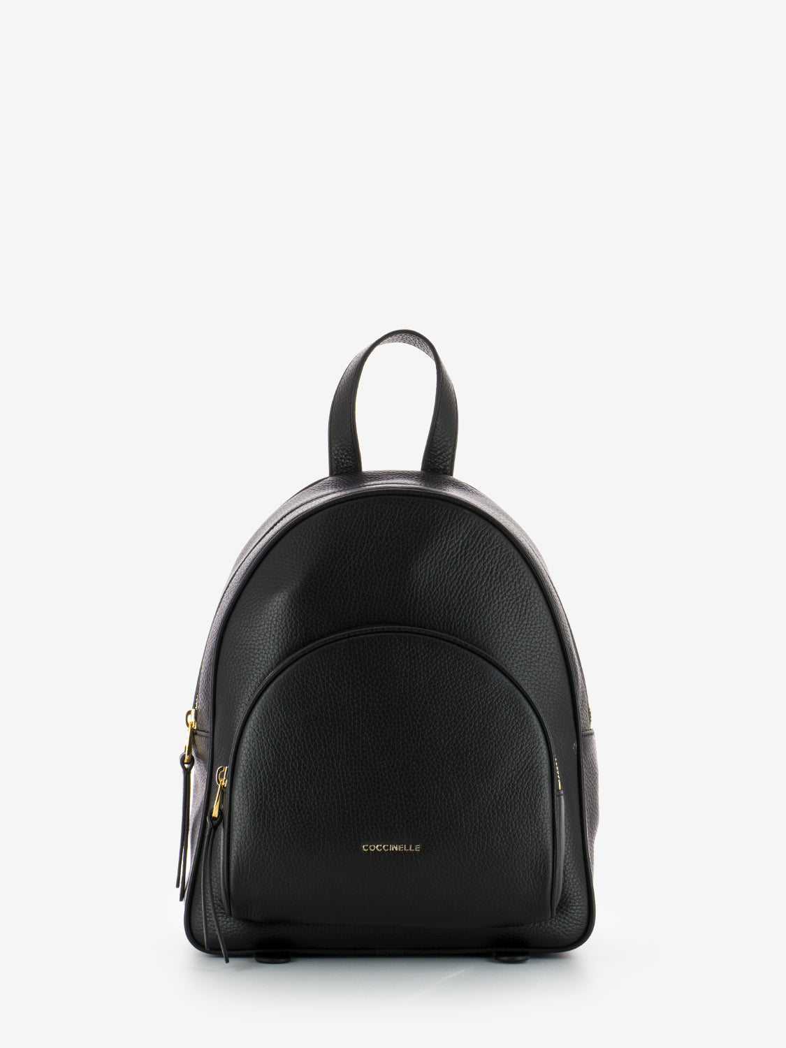 Zaino grained leather medium noir