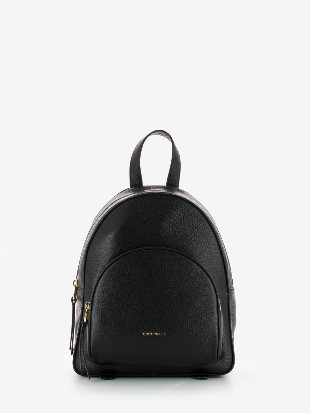 Zaino grained leather medium noir