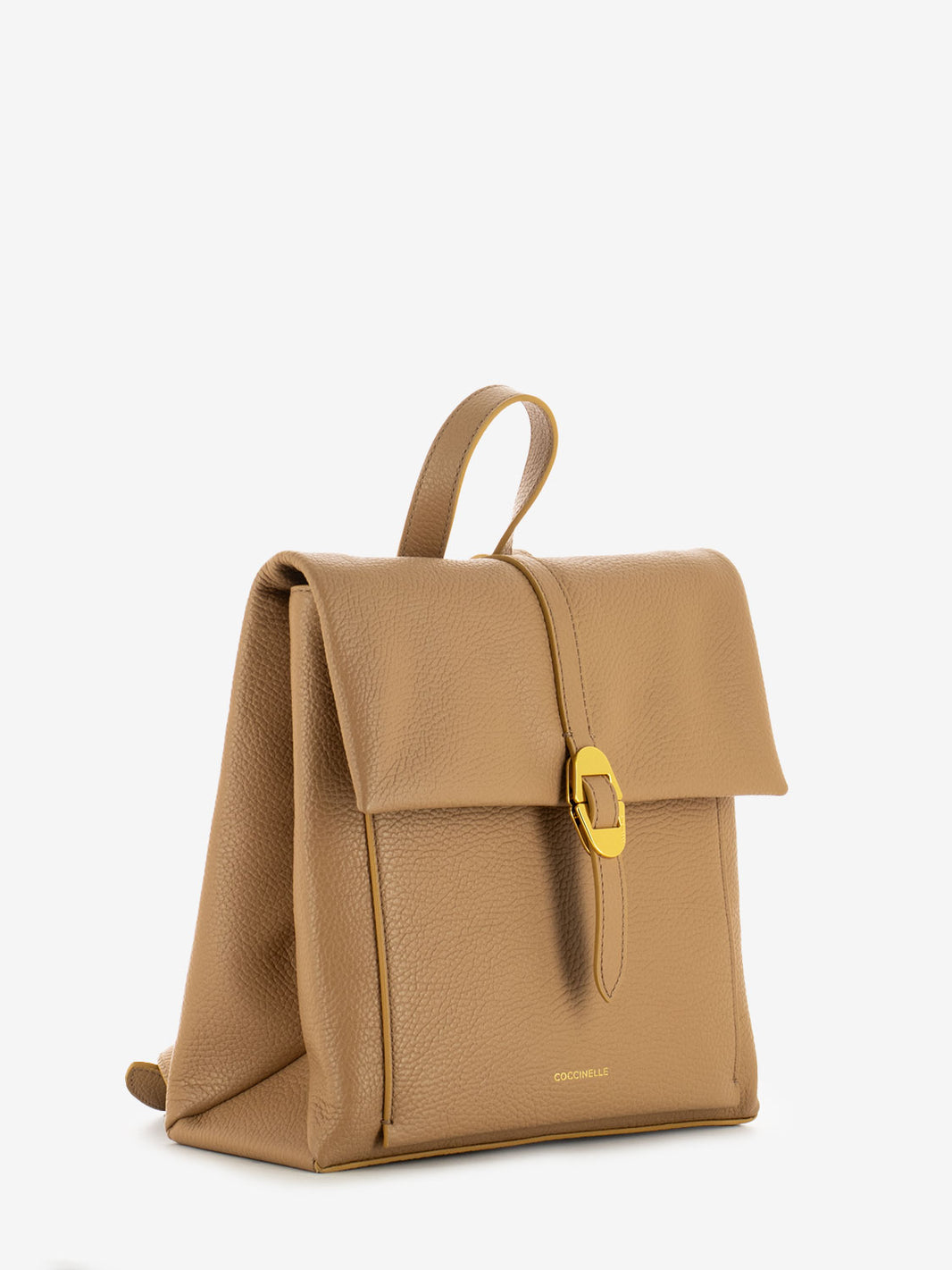 Small backpack grained leather skin