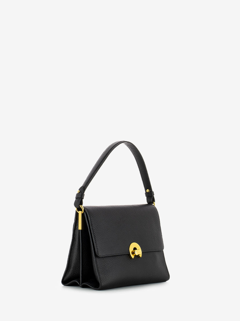 COCCINELLE - Handbag grained leather noir