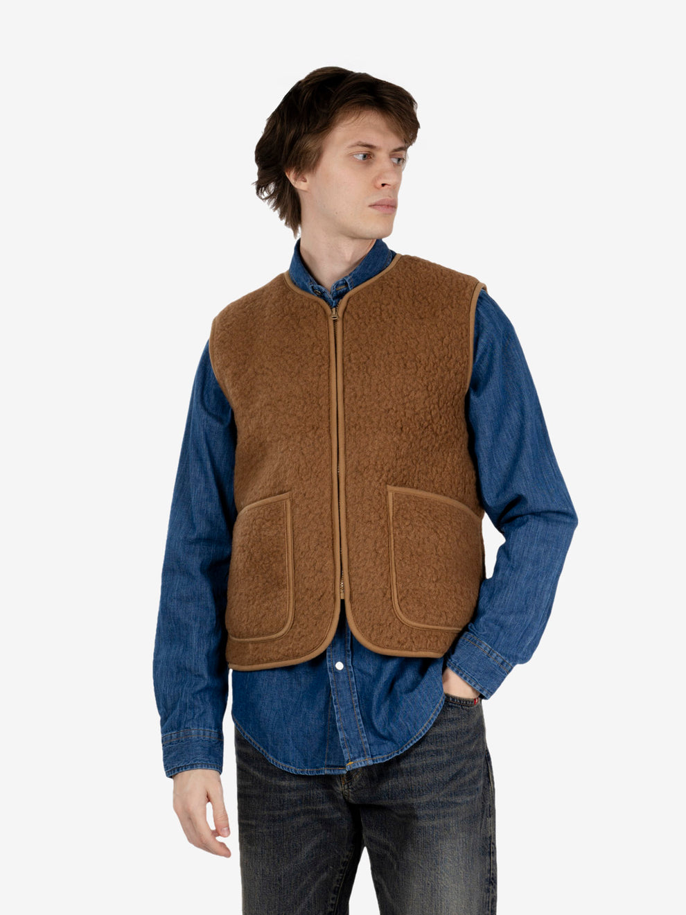 Gilet Peptico cammello