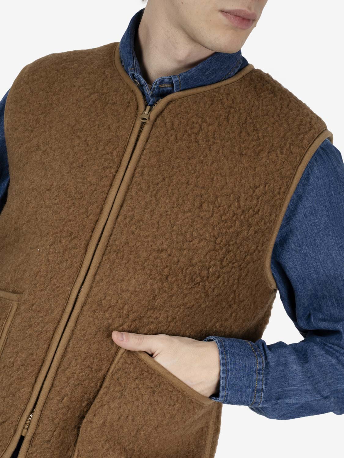 Gilet Peptico cammello